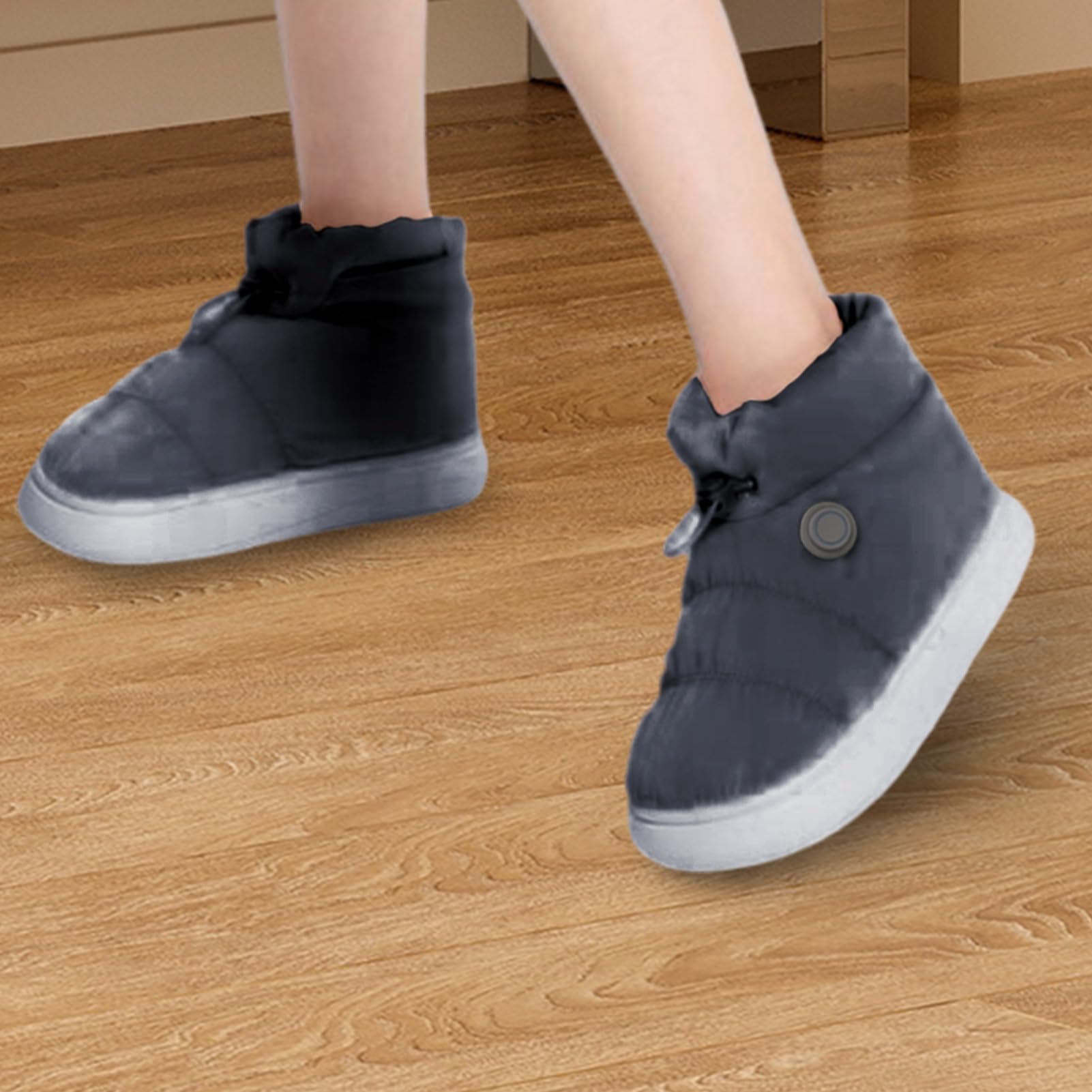 Calor, botas calefactadas - Unisex recargable eléctricamente aislado - Calentado para hombre Recargable, Calentadores de pies eléctricos, calefacción de pies térmicos, accesorios para el hogar