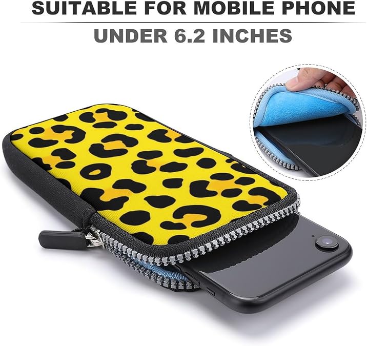Stylish Crossbody Phone Bag Compact Travel Purse Holder With Adjustable Strap