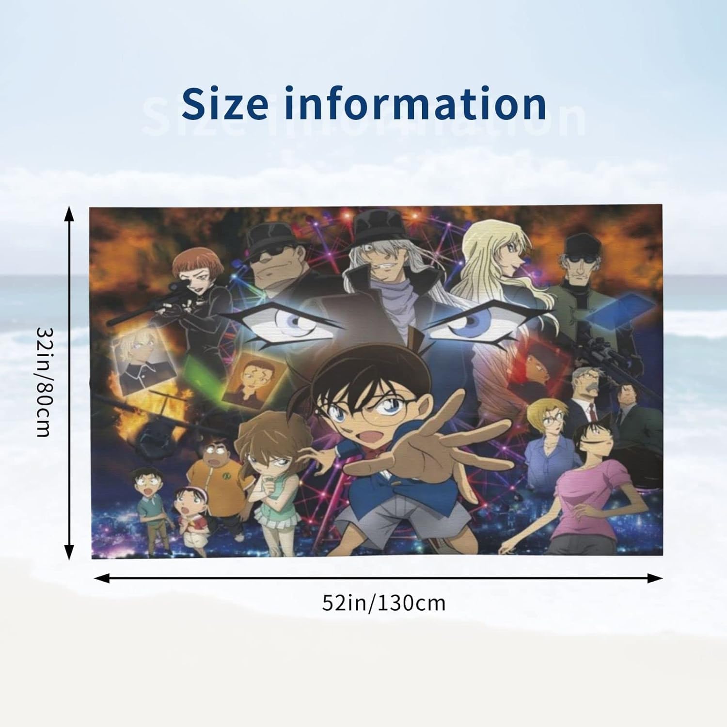 Amazon｜名探偵こなん バスタオル マイクロファイバー 高速吸水 速乾