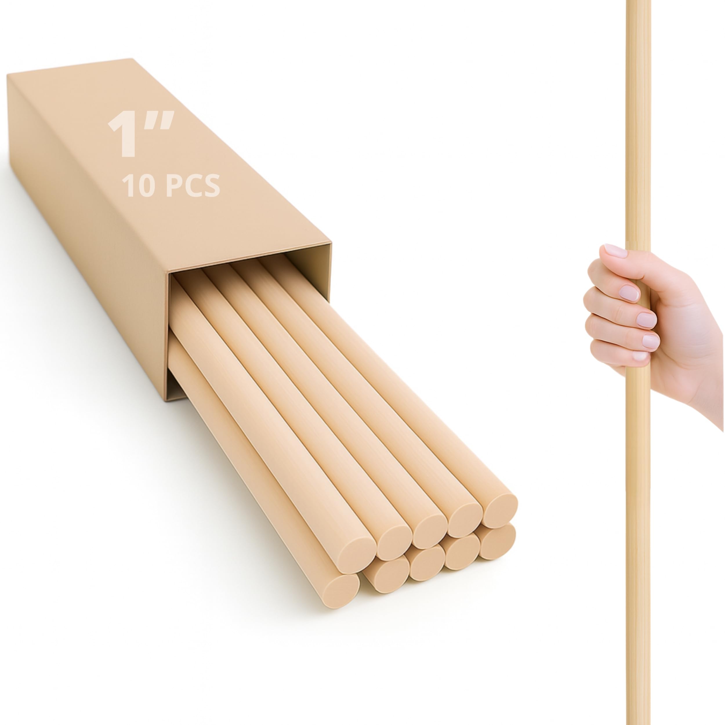 Photo 1 of ****Parts only****
PCS 1 x 36 Inch Birch Dowel Rods – Natural Wooden Sticks for Crafts Unfinished Craft Wood Smooth Round Wood Rods for DIY Projects Home Decor Educational Use
