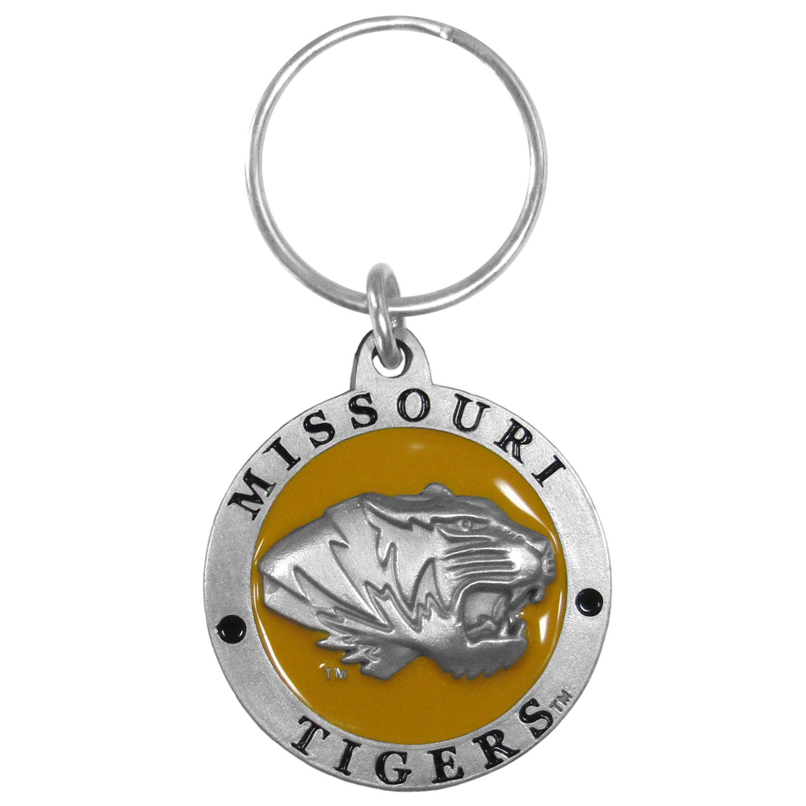 Siskiyou NCAA unisex-adult Carved Metal Key Chain