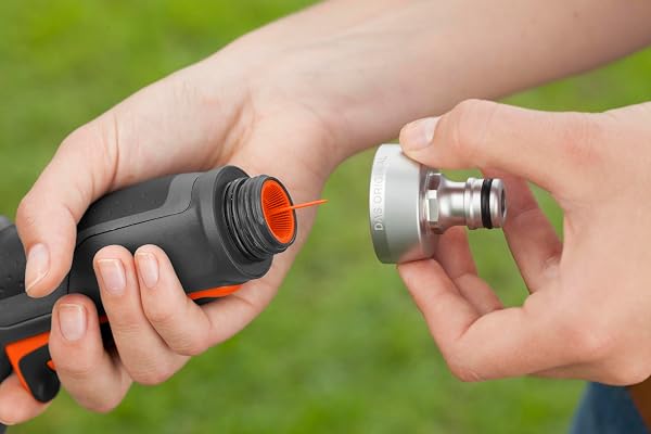Gardena Lancia a Doccia Multifunzione Premium: Pistola da Giardino per l'Irrigazione e la Pulizia, 5 Tipi di Getto, Filtro Antisporco, Extra Resistente con Componenti in Metallo (18317-20) Premium Singolo - 1