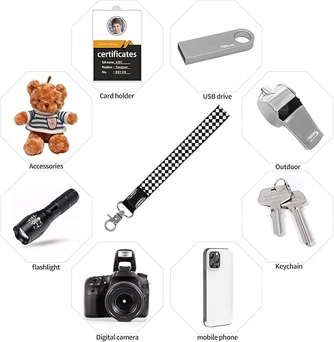 Miniatura 53 de Cordón para teléfono celular, correa cruzada para teléfono, correa de muñeca, cordones para llaves, correas de hombro ajustables universales