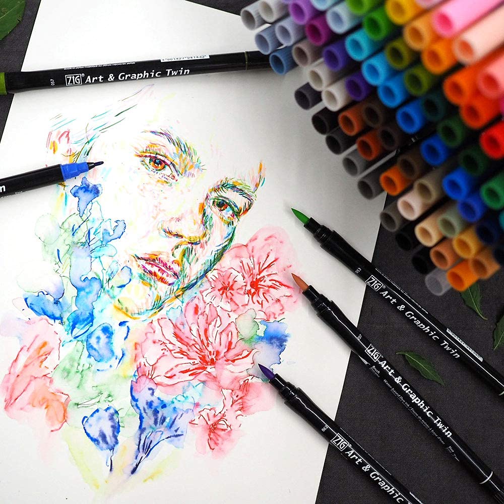 Amazon.co.jp: 呉竹 水彩入門セット 6色で描くゴッホ アート