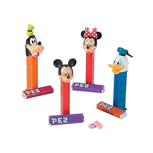 Fun Express - Surtidos de Mickey Mouse Pez para fiesta - Caramelo duro - Dextrosa - Fiesta - 12 piezas