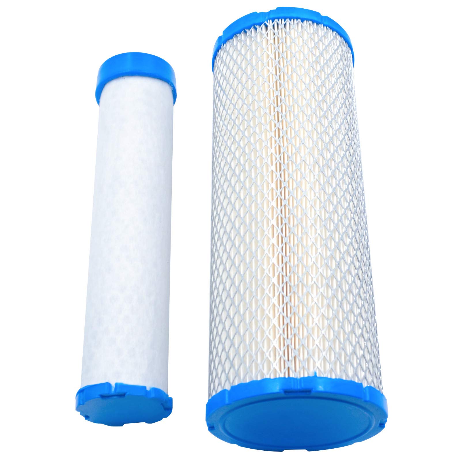 Photo 1 of AHL Outer Air Filter 25 083 01-S with Inner Filter 25 083 04-S for Kawasaki 11013-7020 11013-7019 11013-7044 11013-7045 FH601D FH641D FH680D/540000 610000 /M131802 M131803/ Kubota Lawn Mover