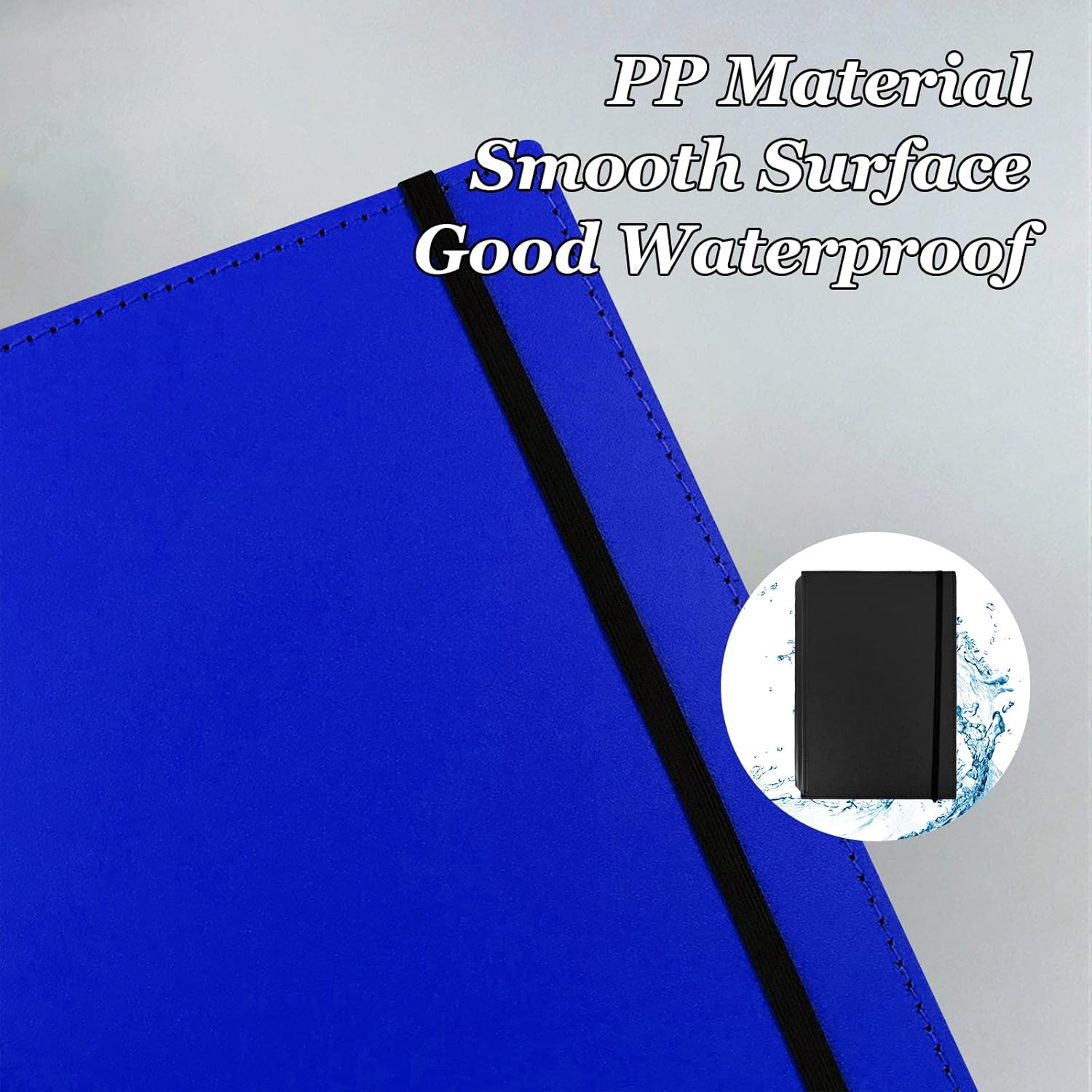 2Pcs Thick A4 Size Foldable Nursing Clipboard with an Elastic Band