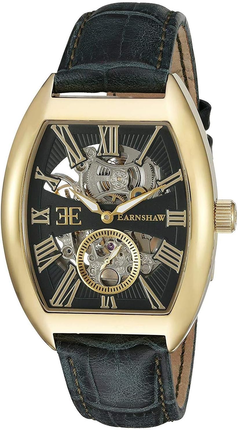 Thomas Earnshaw Men's ES-8015-05 Holborn Analog Display Automatic Self Wind Black Watch