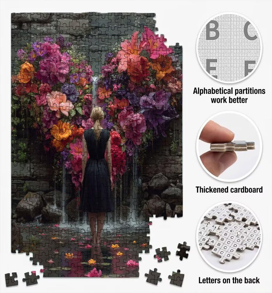 Miłość Kobiet, Klasyczne Puzzle 6000 Sztuk Dorosłych BLQSBGA7-362 | Wyzwanie Zagadki, Gry Logiczne Cała Rodzina, Stres, Wystrój Domu Miłośnicy Puzzle