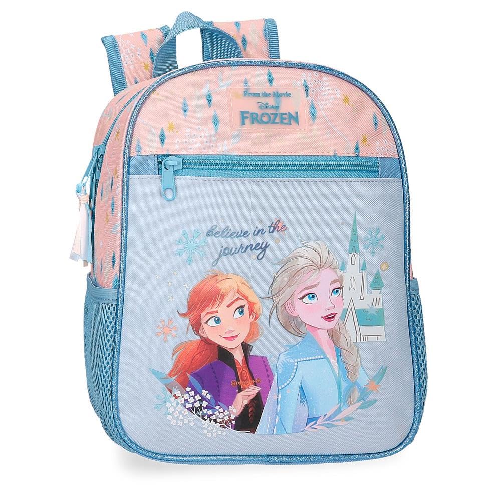 Disney Joumma Bags, Frozen Believe in the journey,mochila infantil, mochila escolar, fabricada en Poliéster, Tirantes anchos y ajustables, varios bolsillos y compartimentos.