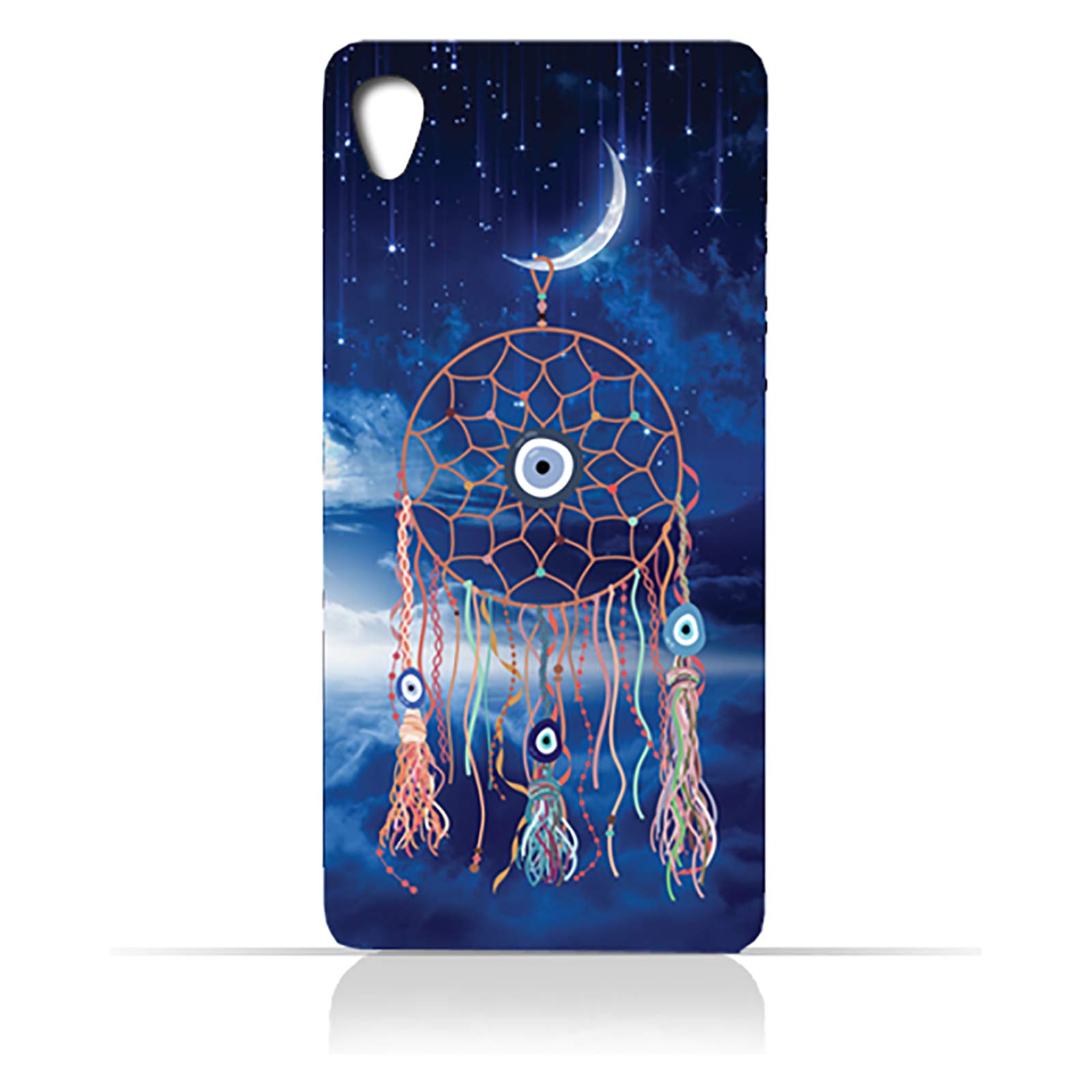 AMC Design Sony Xperia XA Evil Eye Dream Catcher Hanging on the Crescent Case - Multi Color