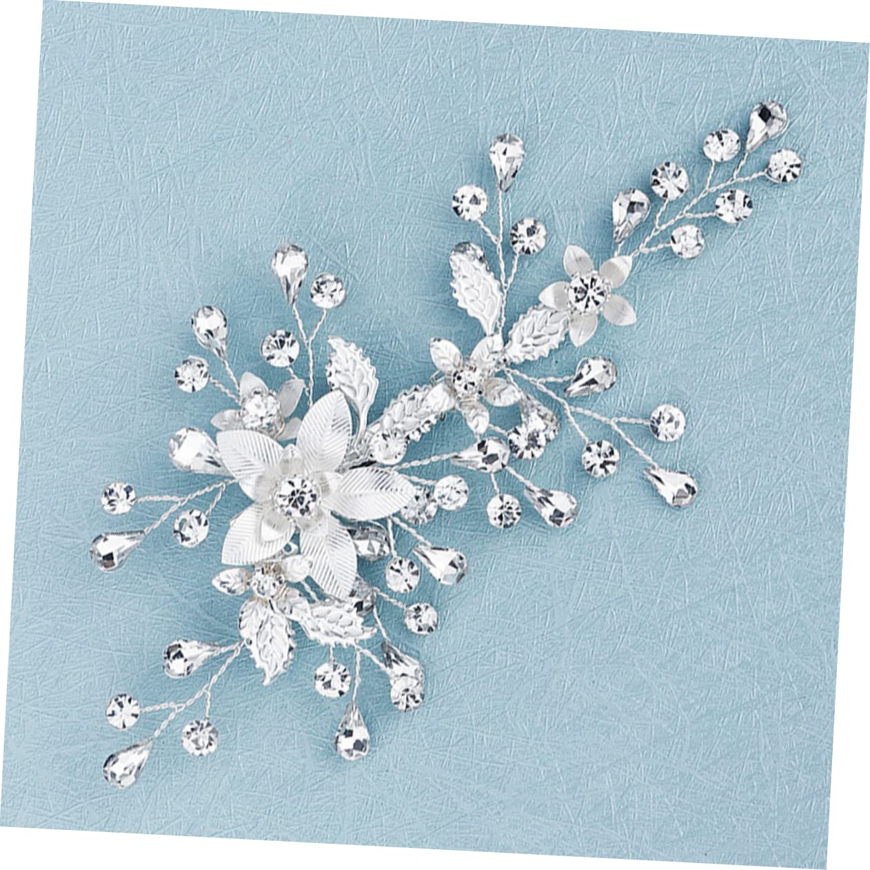 Abaodam 3stücke Braut Haarschmuck Blumen Haarspange Mit Strass Elegantes Accessoire Für Hochzeiten Partys Und Besondere Anlässe Geeignet Für Lange Und Dicke Haare Sicher Und