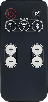 Replace Remote Control Fit for Polk Audio FR1 DSB1 RE9520-1 D581 Sound Bar