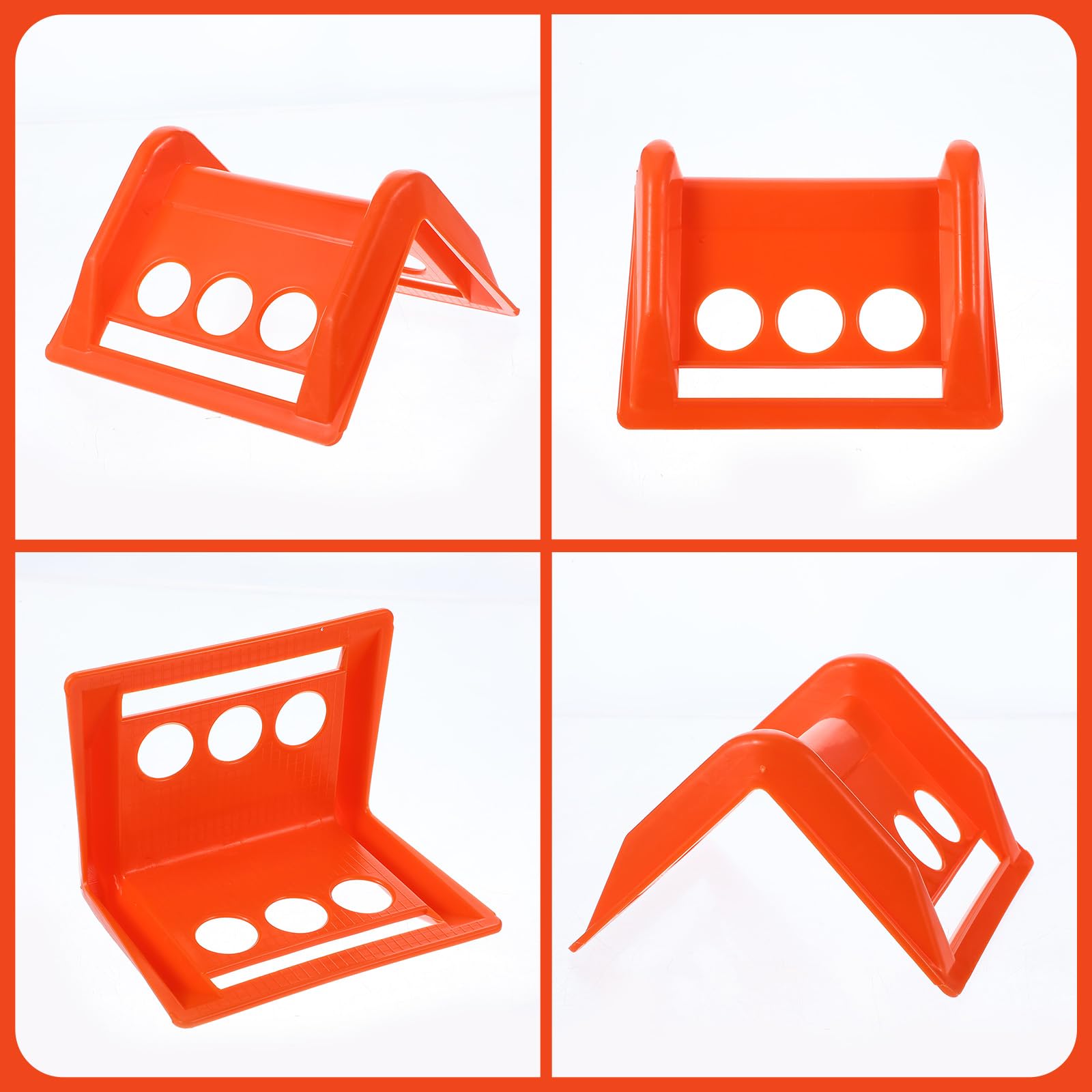 Lot de 24 protections d'angle à bords plats pour sangle de bachette, équipement de protection robuste pour transport de cargaisons