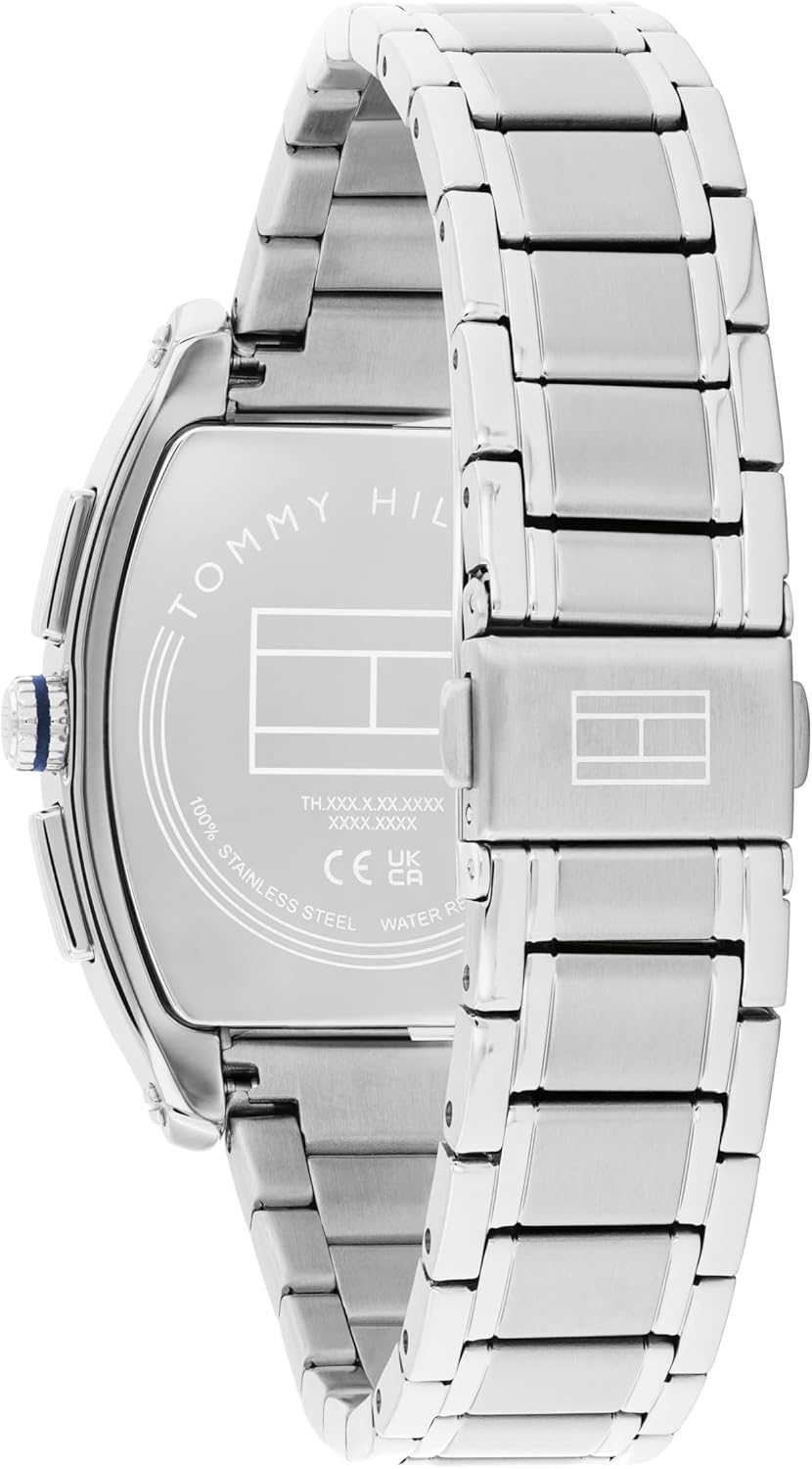 Tommy Hilfiger Men’s Multifunction Quartz Watch - Inspired by Oxford Shirt - Water Resistant up to 30m - Sophisticated Timepiece - Gift for Him 36mm