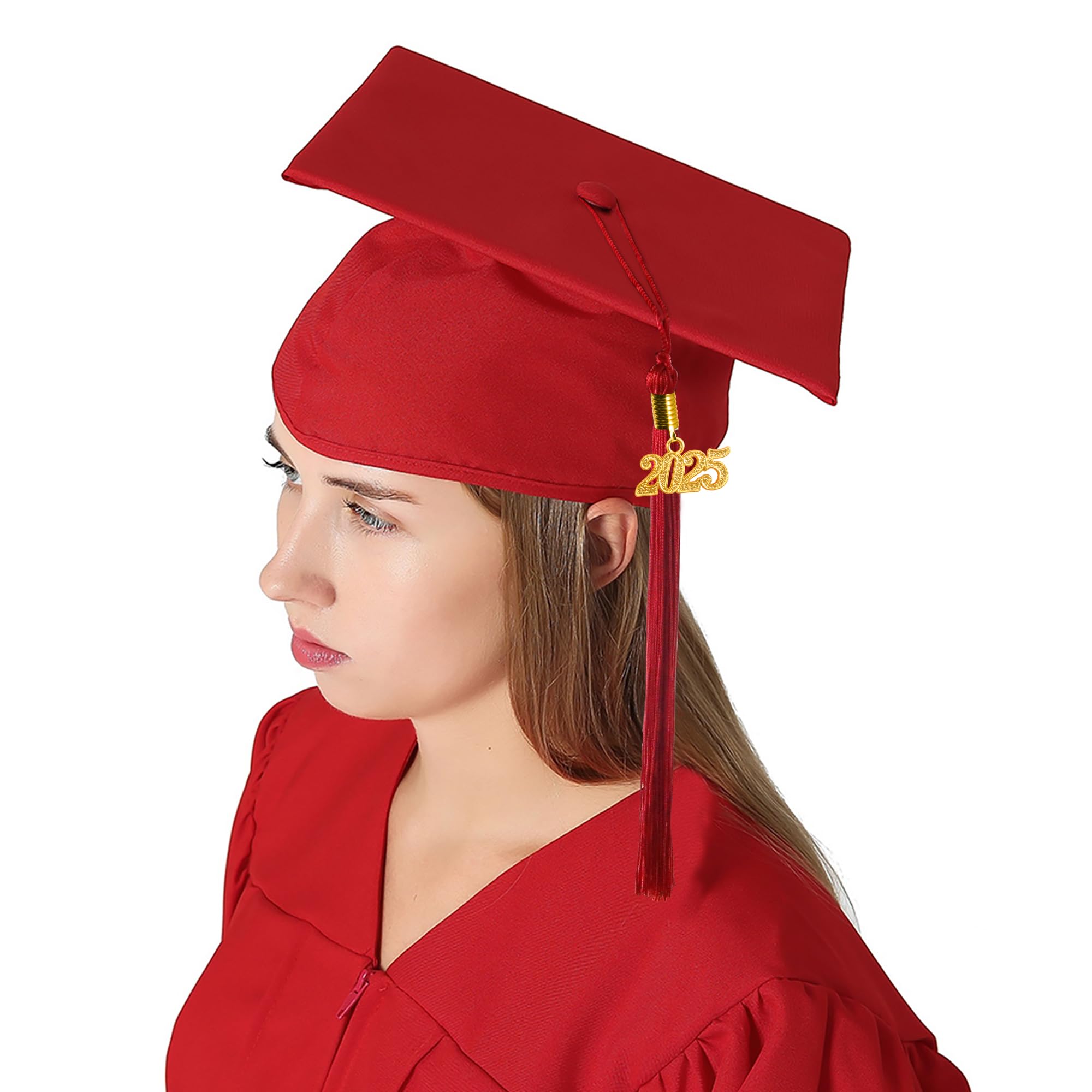 Snapklik.com : GraduationMall Matte Graduation Gown Cap Tassel Set 2025 ...