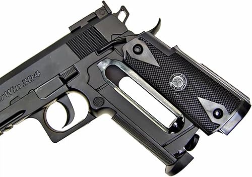 Miniatura 5 de WG 1911 Co2 Powered Combat Airsoft - Pistola de gas, color negro