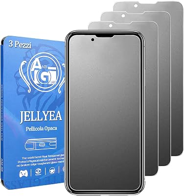 Matte Screen Protector for iPhone 13 / iPhone 13 Pro (3 Pack) Matte Tempered Glass Anti-Glare Anti-Fingerprint Anti-Scratch Case Friendly Bubble Free for Apple iPhone 13/13 Pro.6.1"