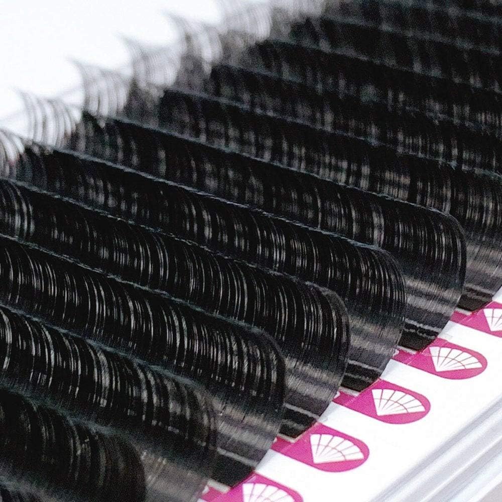 Noir Volume Lashes Russian Volume Lashes Individual 0.07 D curl 11mm Eyelash Extensions, Black - Image 3