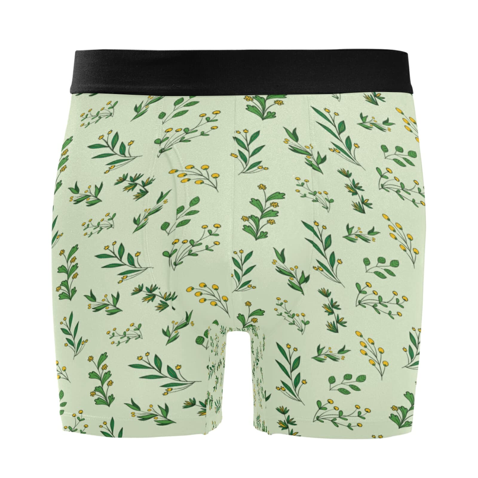 Bóxer para hombre elástico y ultrasuave pack de 2 calzoncillos Vnurnrn con diseño floral 7