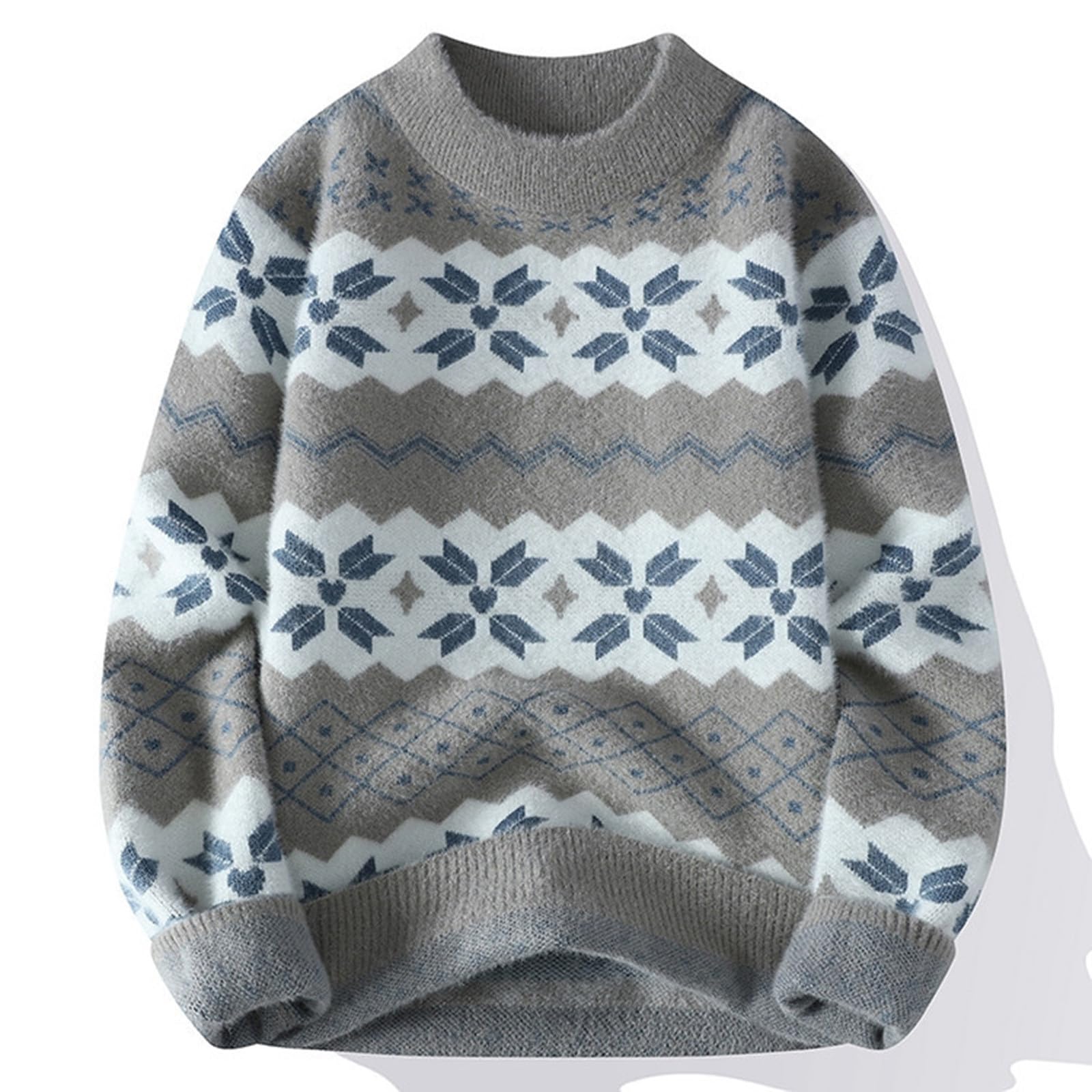 Pull chaud col roule grande taille pour affronter le froid - 2