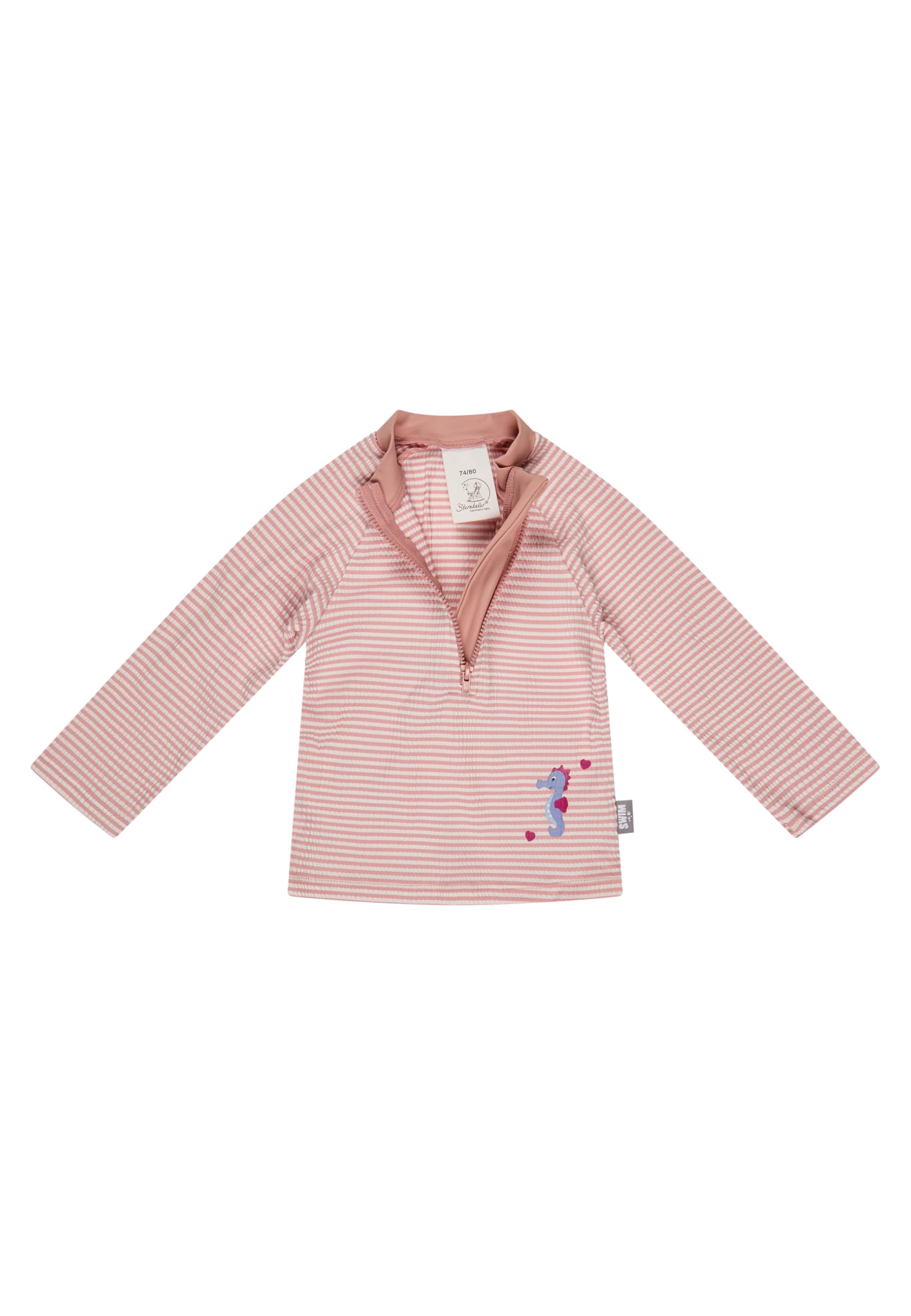 Sterntaler Mädchen Badeshirt Langarm Seepferdchen Schwimmshirt-Set (1er Pack)
