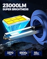 Vista 2 de Marsauto Bombillas 9012, superbrillantes, HIR2, paquete de 2