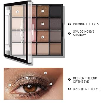 Boobeen アイシャドウパレット 3色マット　カラー02アイスコーヒー Boobeen アイシャドウパレット - 3色マット カラー02アイス