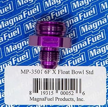 MagnaFuel MP-3501-6AN Holley Float Bowl Fitting