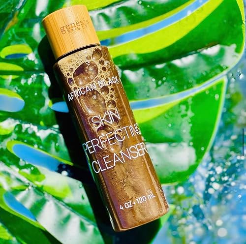Miniatura 4 de Skin Perfecting Cleanser | Liquid Organic African Black Soap | 100% Raw Organic Soap for Acne, Eczema, Psoriasis | Dry Skin Cleanser | Sensitive