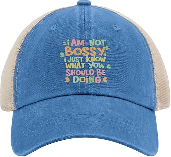 Bossys Not Bossys أنا أعرف فقط ما يجب عليك فعله قبعات البيسبول للنساء قبعة التنس للقبعات الرجالية العصرية