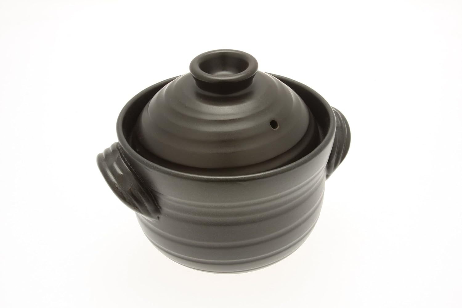 Kotobuki 190-803 Earthenware 1 5 Cup uncooked resulting in 4 Cup cooked Rice Cooker Matte Black