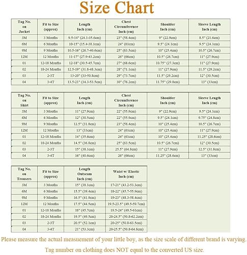 Miniatura 7 de Lito Angels Conjunto clásico de esmoquin con cola para bebé, traje de boda, 5 piezas, 039