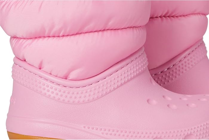 Детские ботинки Crocs Classic Neo Puff, цвет: Розовый — фото 3