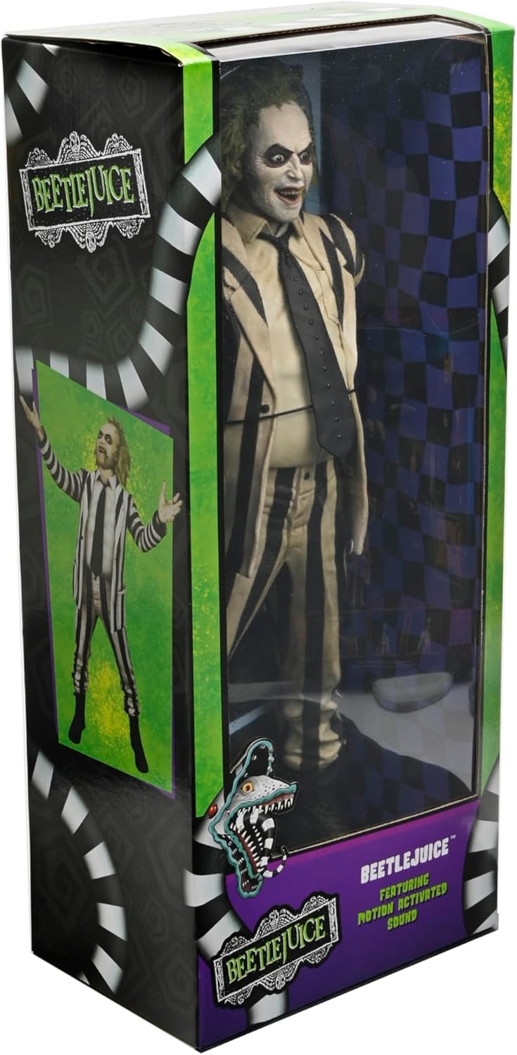 NECA - Beetlejuice - 1/4 Scale Figure - Striped Suit Beetlejuice with sound