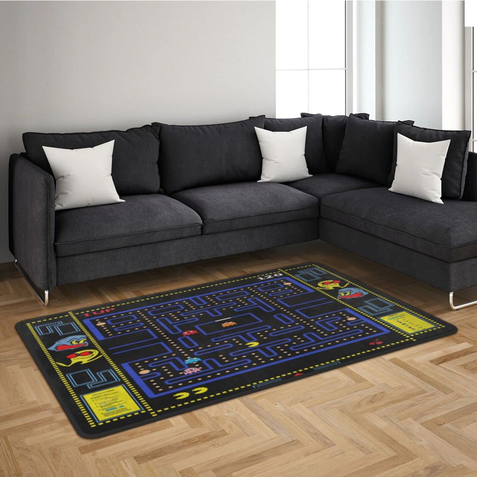 Amazon.com: Classic Arcade Games Rug Retro 90s Arcade Theater