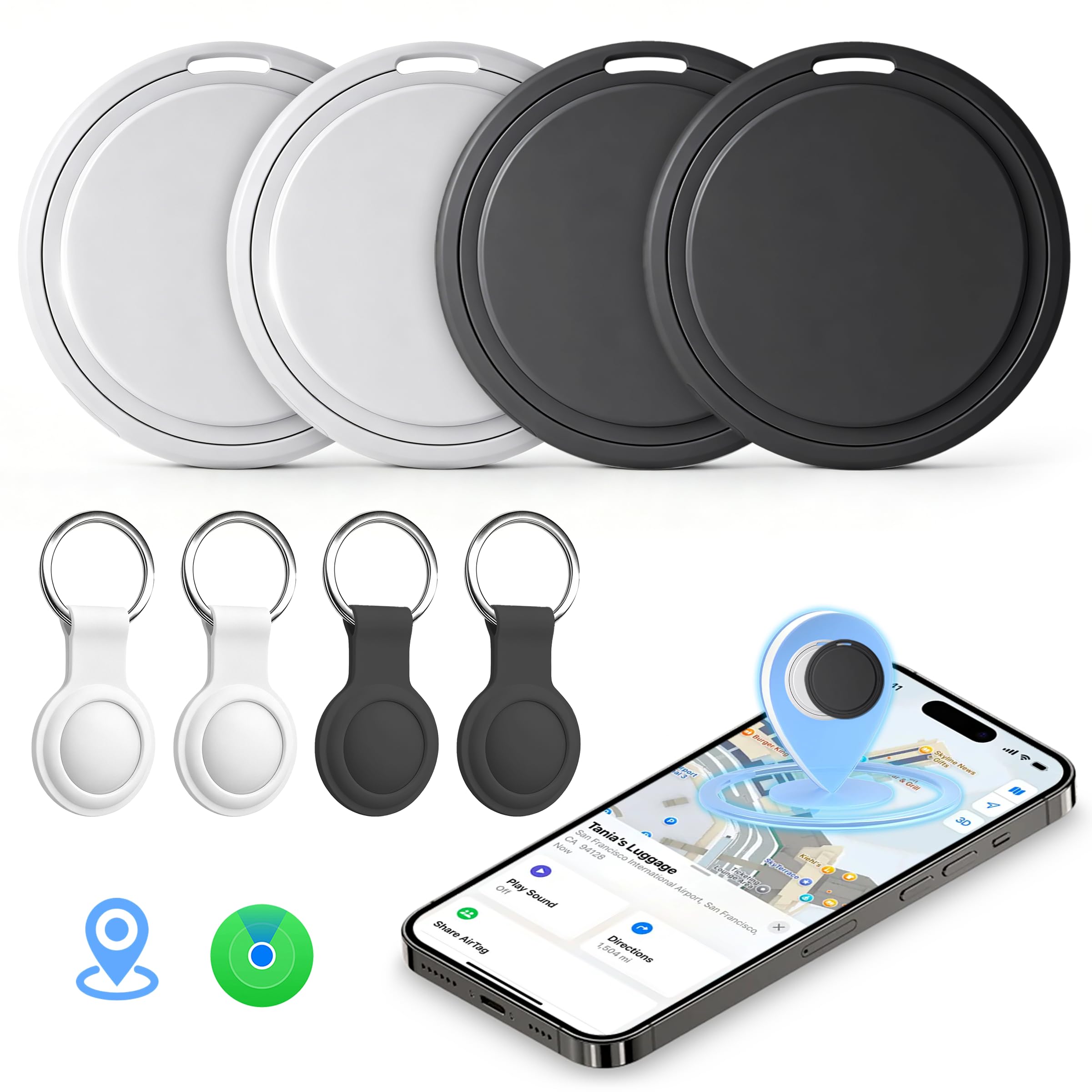 Photo 1 of Boillisime Air Tracker Tags 4-Pack