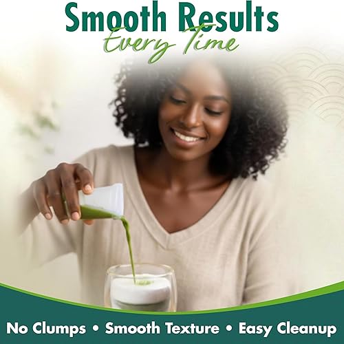 Miniatura 6 de Mini coctelera de matcha prémium (0.68 onzas líquidas) para polvo de matcha y hojicha de grado ceremonial, juego de batidor de matcha moderno