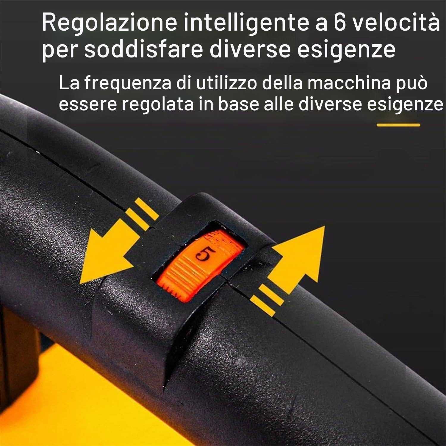 Levigatrice Elettrica per Pavimenti 3800 W, Levigatrice per Cemento a 4 Teste Con Asta Di Prolunga E 3 Tipi Di Dischi Abrasivi, 6 Velocità Regolabili, Per Piastrelle Di Cemento, Marmo E Granito