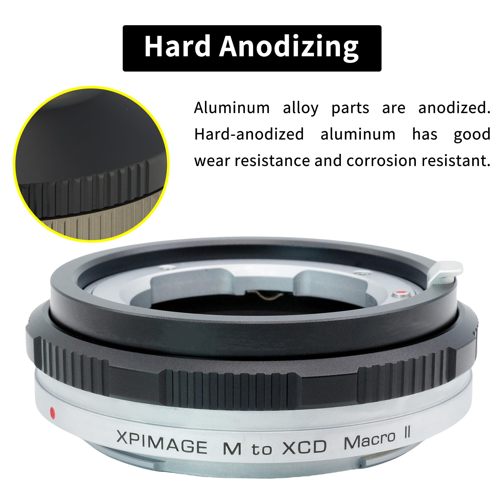 Pierścień adaptera mocowania obiektywu makro kompatybilny z obiektywem Leica M do aparatu Hasselblad X System XCD Zbliżenie