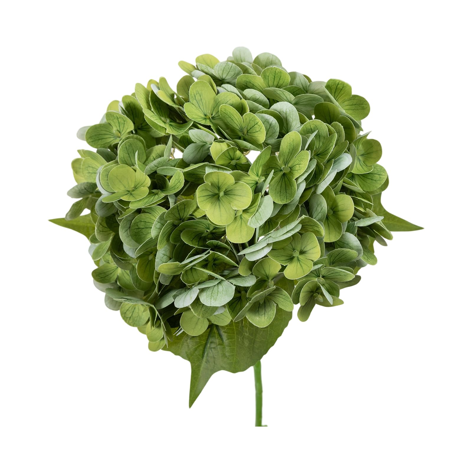 Home Decor Hydrangea Artificial Silk Flower Bouquet for Mantel, Vase, Reception, and Party Indoor Arrangements Faux Hydrangea Silk Flower Arrangement Artificial Wedding Centerpiece Bridal Shower Decor