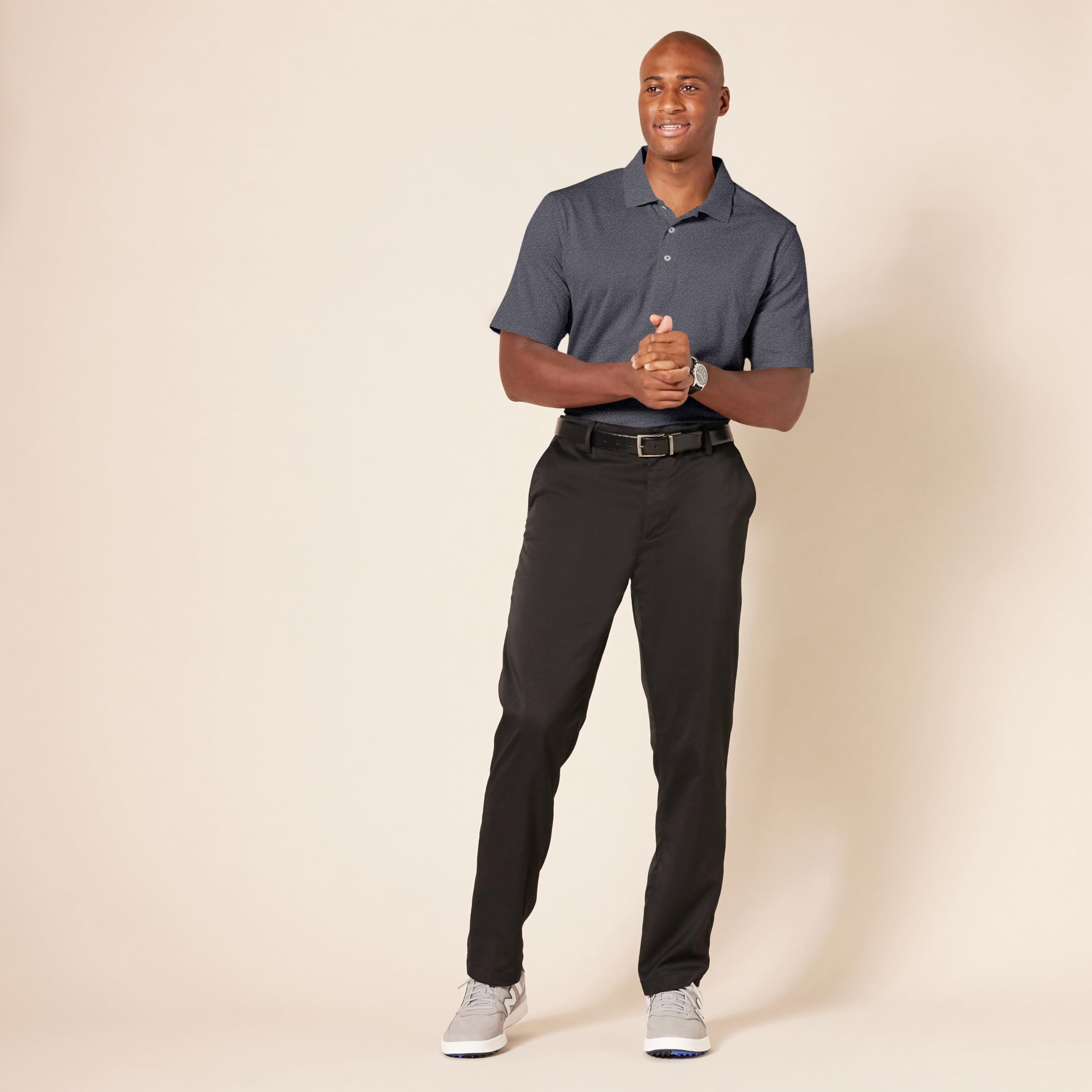 Amazon Essentials Hombre Polo de Golf, Secado Rápido Que Absorbe la Humedad, Manga Corta