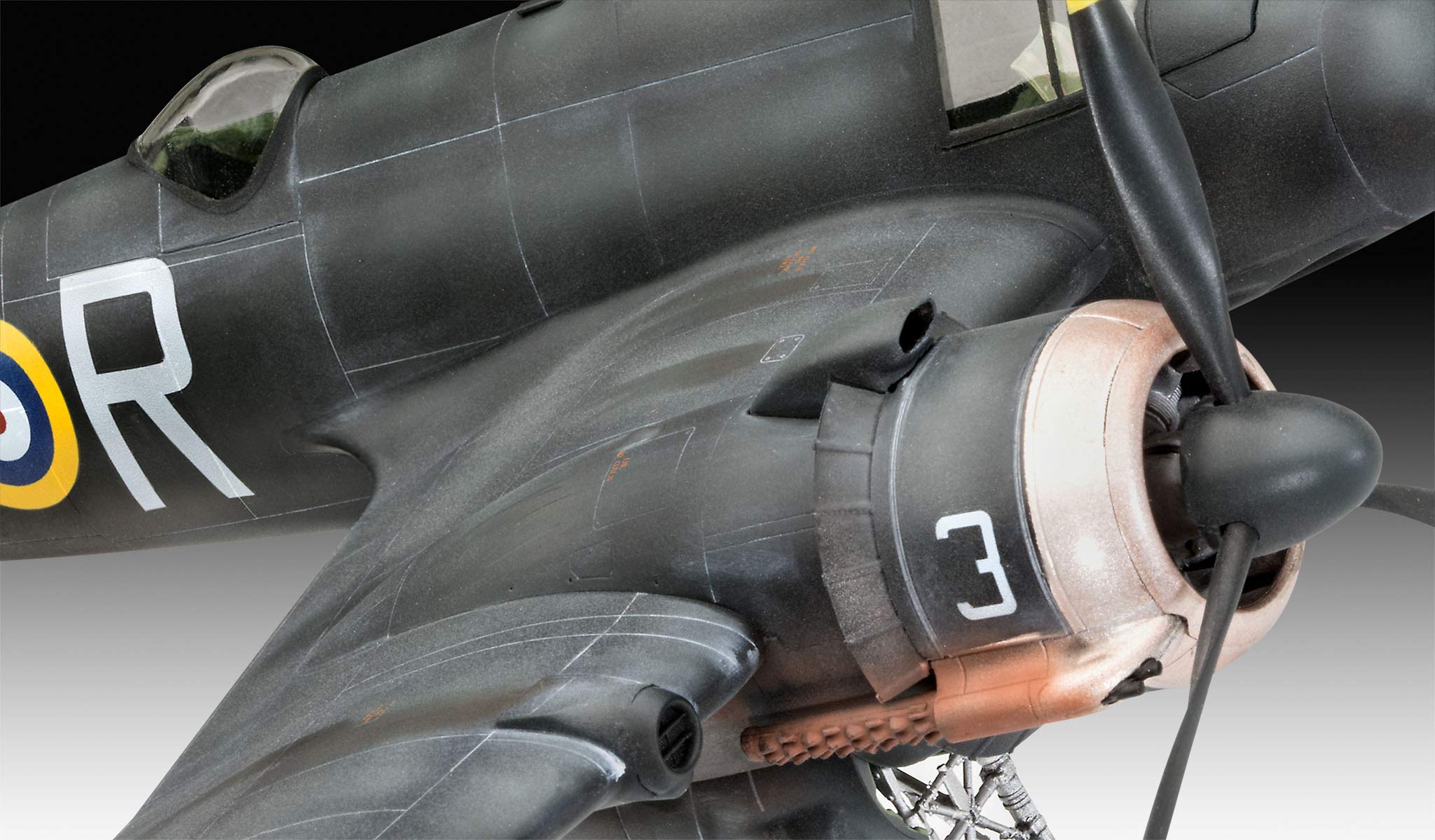 ヴィンテージオブジェ　真鍮製イギリス戦闘機ボーファイター ヴィンテージオブジェ 真鍮製イギリス戦闘機ボーファイター