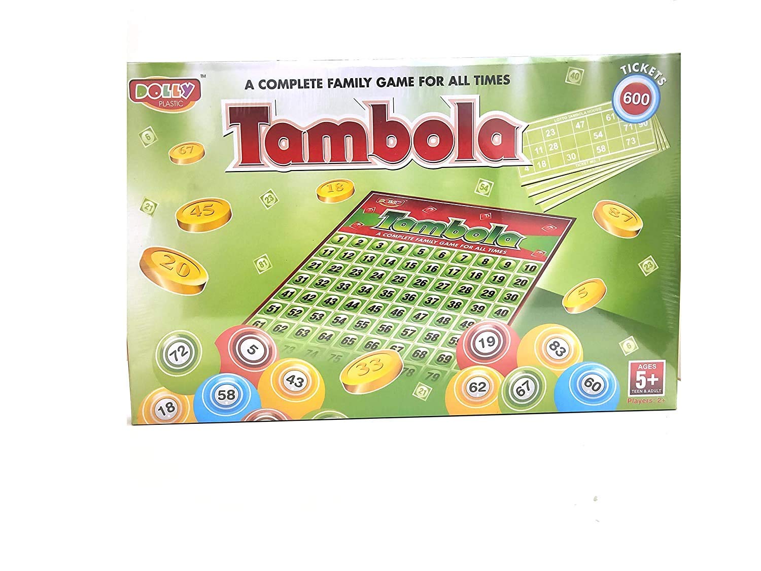 Buy Friends Toys II Dolly Plastic Tambola Board Game Tambola Game Set