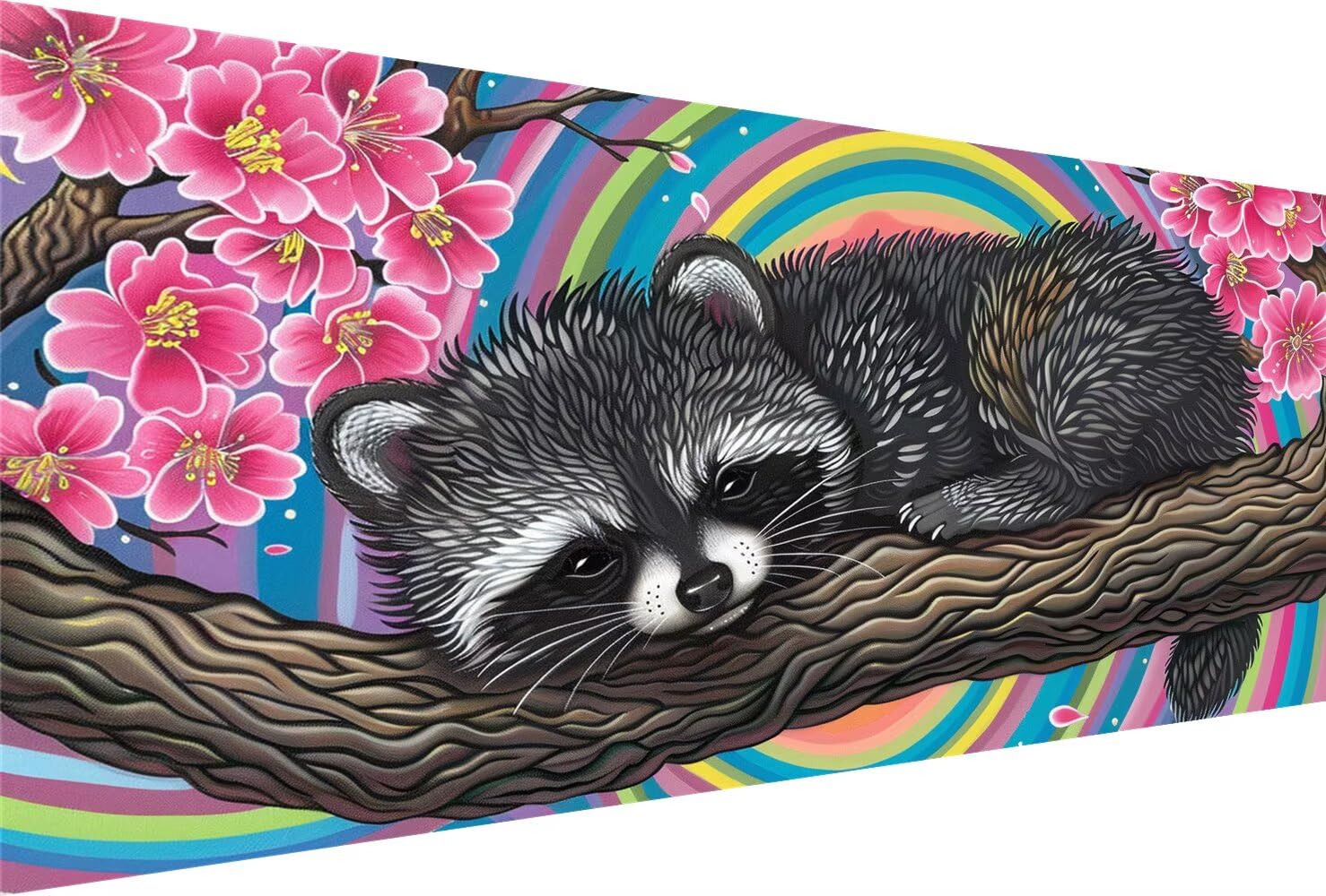 Diamond Painting Tragen Diamond Painting Erwachsene Tier Bastelset Kinder ab 6 Jahre Mosaikherstellung Kreatives Geschenke für Mädchen Anfänger, Diamant Strass Kreuzstich Zimmer Deko 60x120cm Y5-991