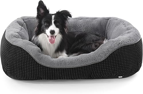 Miniatura 26 de INVENHO Cama para perros pequeños, lavable, ortopédica, calmante y cálida, cama duradera para mascotas con parte inferior antideslizante (25 x 21 x