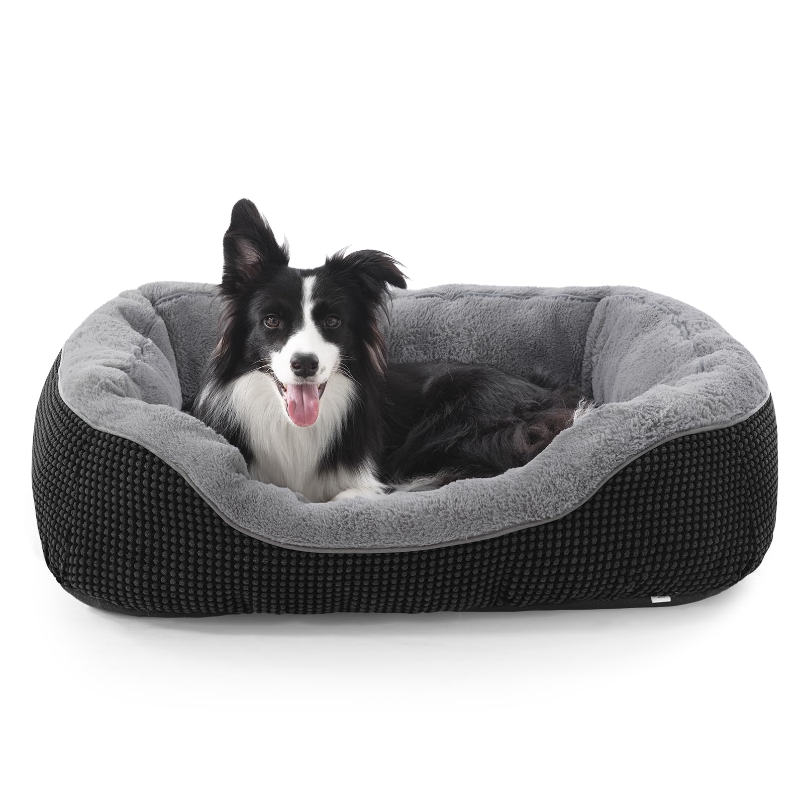 INVENHO Dog Bed Medium Size, Orthopedic Warming Soft Calming Sleeping Durable with Anti-Slip Bottom