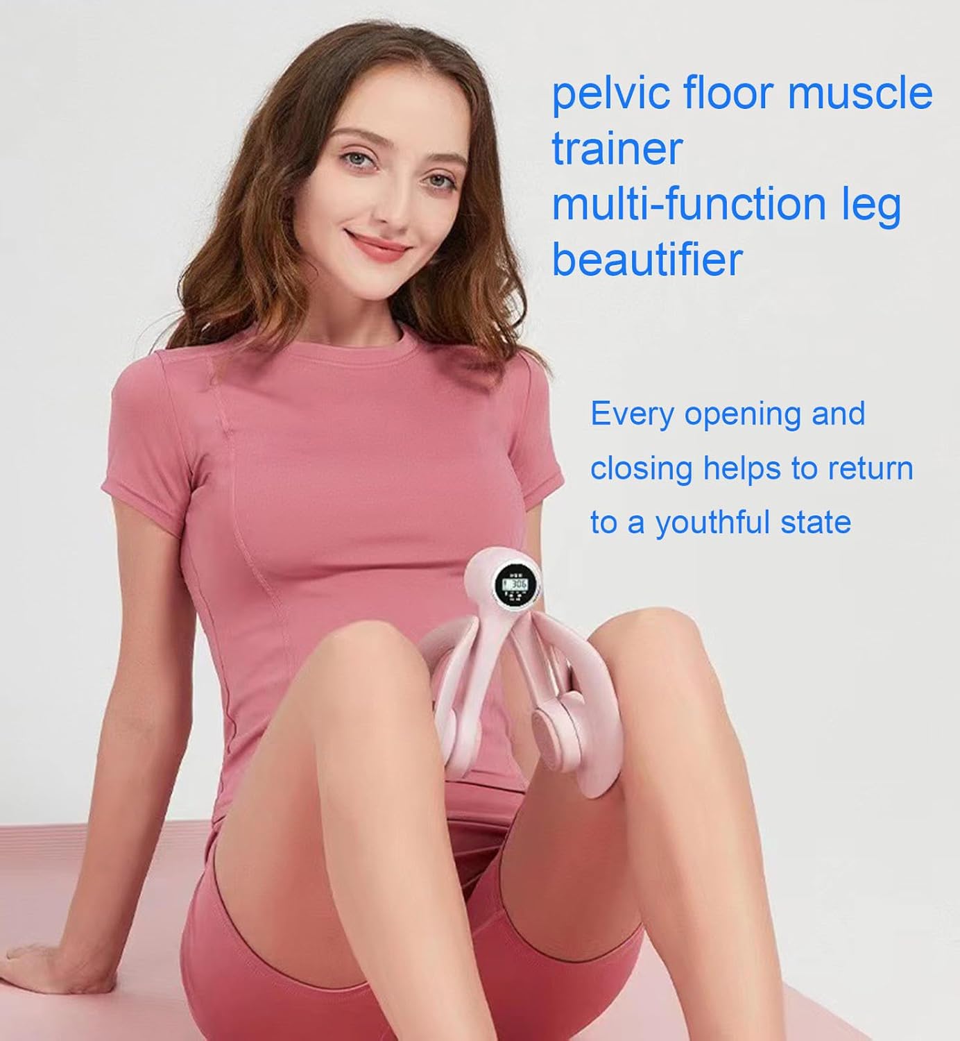 VIDECOR Thigh Master Thigh Exerciser, Inner Thigh Toner with Counter, Thigh Toner Workout for Women Pelvic Floor Muscle Trainer,