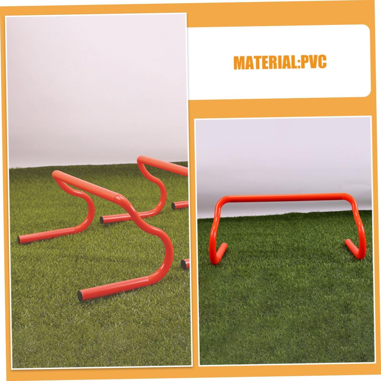 3pcs Detachable Speed Agility Training Hurdles Portable Plyometric Equipment for Soccer Basketball Football Athletes Adjustable Height for Quick Footwork and Workout Drills