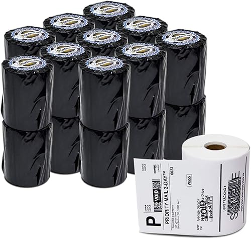 OfficeSmartLabels - Etiquetas de envío por Internet 4XL de 4 x 6 pulgadas, compatibles con 1744907 (20 rollos - 220 etiquetas por rollo)
